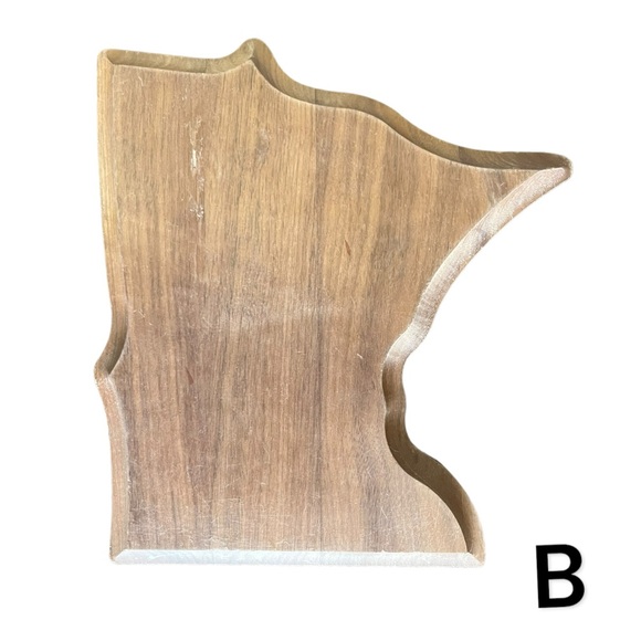 Minnesota State MN Wood Cut Out Wall Art Plank DIY Crafts Decoration Rustic Mini - Picture 5 of 10